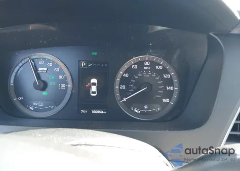 2017 Hyundai Sonata Plug-In Hybrid из США, поврежденный, VIN KMHE14L26HA074323